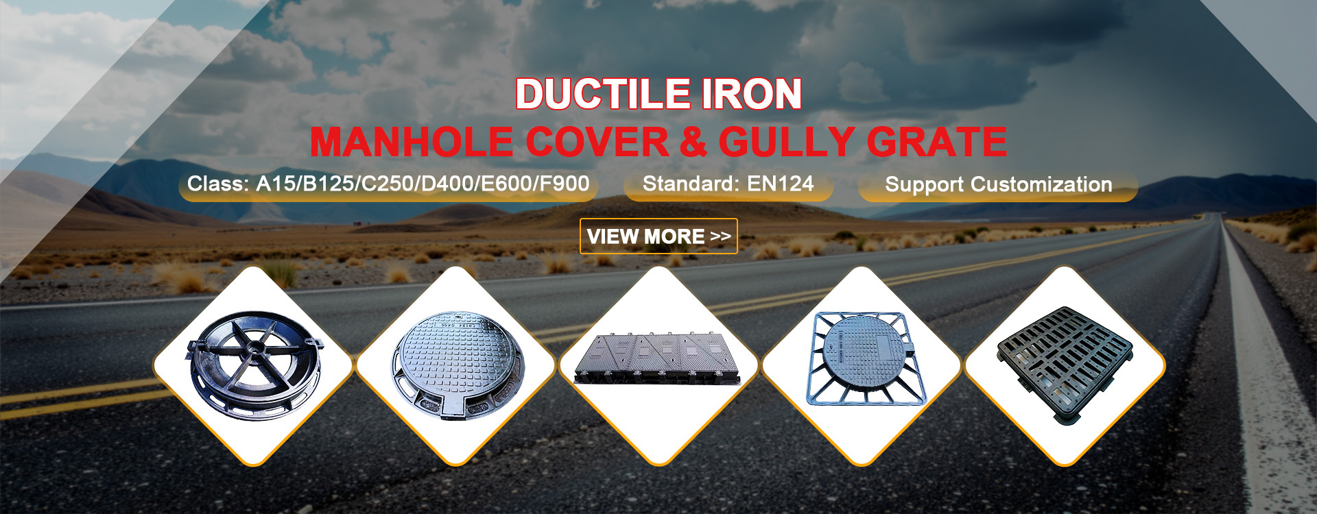 quality Ductile Iron Manhole Cover factory