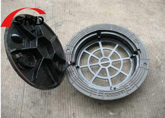 Double Layer Anti Settlement D400 Ductile Iron Covers / Round Manhole Cover