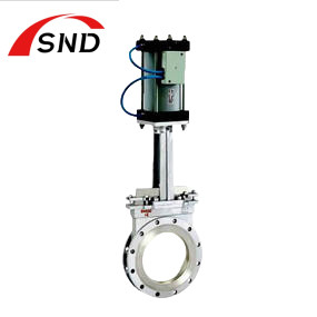 Stainless Steel Pneumatic Knife Gate Valve DN50-1000mm Used In Papermaking Petrochemical Mining Drainage