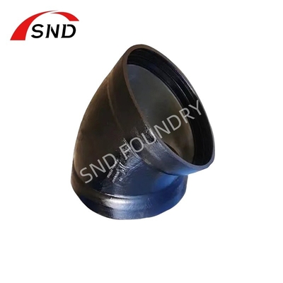 DI Double Socket 22.5 Degree All Kinds Degree Supply Coating Black Pipe Fittings Part