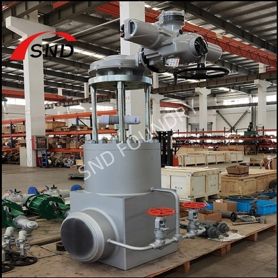 ASTM 6 Inch 1500 LB F92 Elektryczny Równoległy Podwójny Zawór Do Pary Średniej
