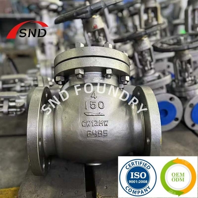 ASME B16.34 Swing Check Valve z stopem Hastelloy CW12MW No Return Valve 150LB 4 Inch