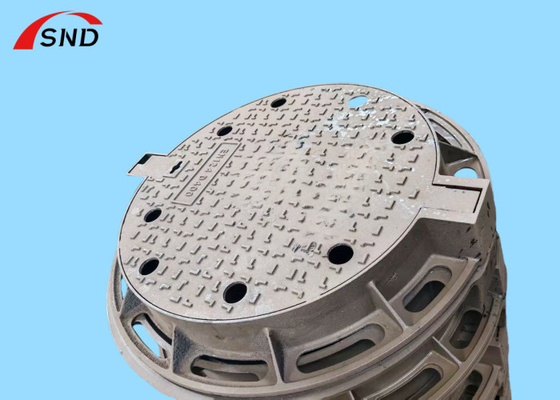 European Standard EN124 Pressure Grade D400 Cast Iron Round Manhole Cover