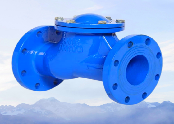 Ductile Iron Flange Check Valve PN16 DN100 for Water, Oil, and Gas Pipelines