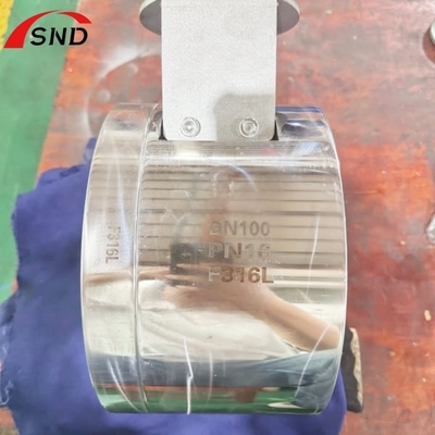 SS316 PN6 DN65 Stainless Valves Flange Connection