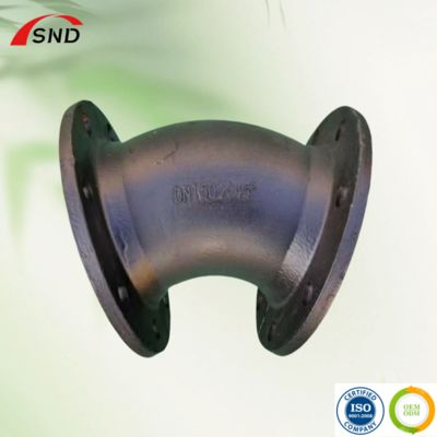 DI Flange Elbows Used In Water Supply Drainage Industrial Fluid Transportation