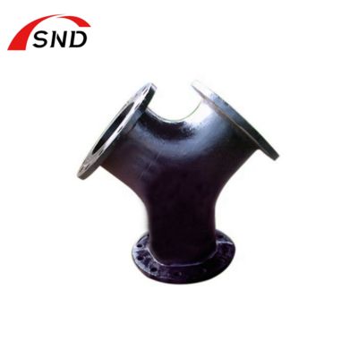 Cast Iron Flange Y-Type Tee Pipe Fittings
