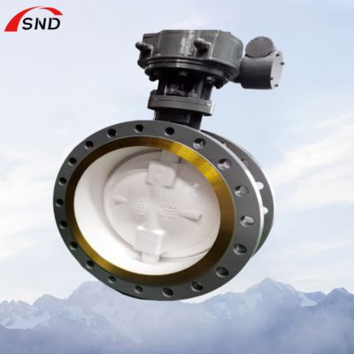High Temperature  Pressure WCB Flanged Metal Hard Seal Butterfly Valve