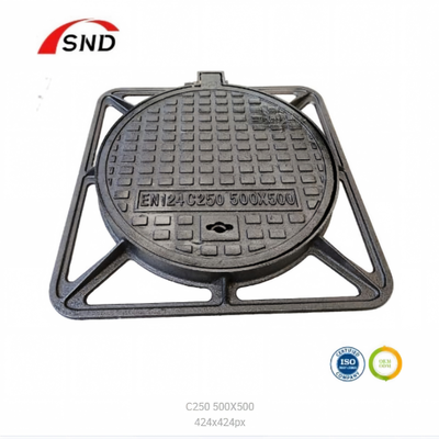 EN124 Heavy Duty Ductile Iron Drain Grate C250 D400 Rainwater Sewer Grate for Municipal Road Construction
